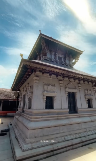 The stone shrine.